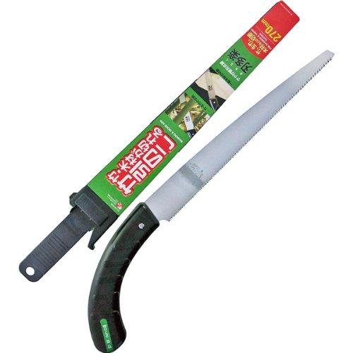 石鋸工業 サヤ付替刃式鋸 刃多楽 竹引のこ 270mm