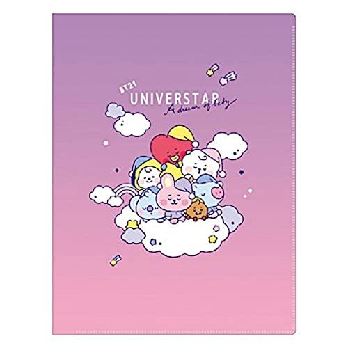 カミオジャパン BT21 10ポケットクリアファイル おやすみ 038363