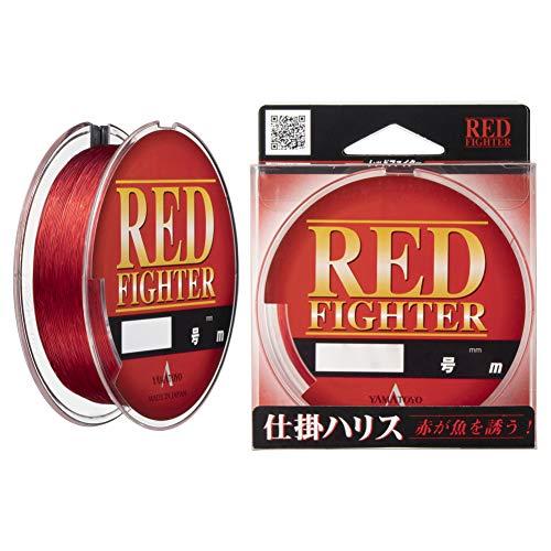 ヤマトヨテグス(YAMATOYO) ハリス レッドファイター ナイロン 50m 5号 レッド