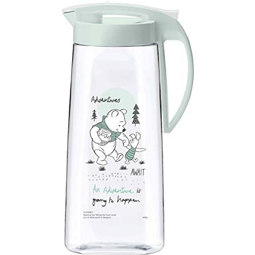 アスベル 麦茶ポット 冷水ポット ドリンクビオ2100C プーさん 2.1L ワンプッシュ 縦横置き...