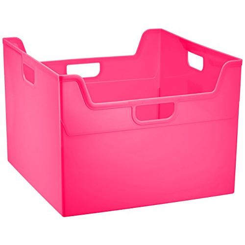 ナカバヤシ ファイルボックス 書類収納ボックス A4ダブル ピンク フボ-TCW5KP