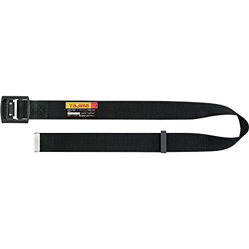タジマ 新規格安全帯 胴ベルトMサイズ 黒 BABM125-BK 長さ125cm 革手袋でも操作が簡...