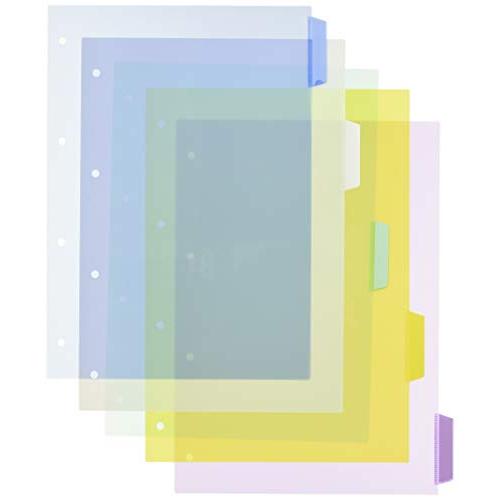 ライオン事務器 PPカラーインデックス 5色入り A4S I-33P