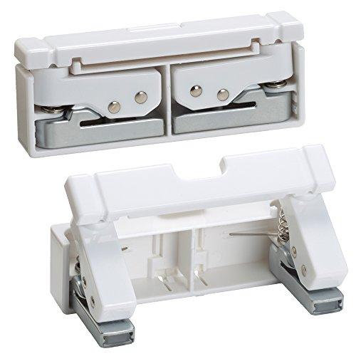 リヒトラブ コンパクトパンチ 2穴 白 P1040-0