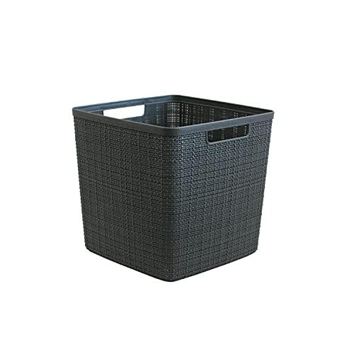 CURVER(カーバー) キューブバスケット グレー 17L Jute ジュート 収納 バスケット ...