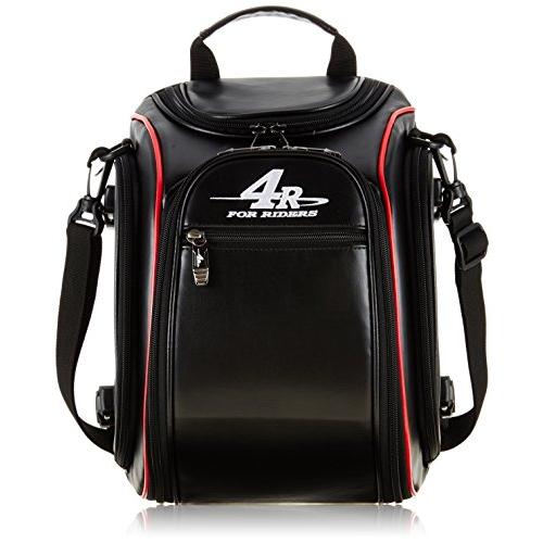 フォーアール(4R) バイクバック シートバッグ ブラック/レッド 9?340X240X140 FR...