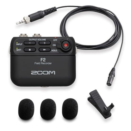 ZOOM ズーム F2/B 超小型 フィールドレコーダー 32bitフロート録音対応 ラベリアマイク...