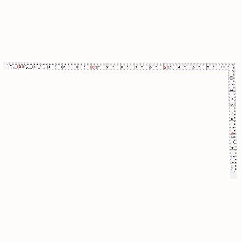 シンワ測定(Shinwa Sokutei) 曲尺 同厚 ホワイト 1尺5寸 表裏同目 名作 1110...