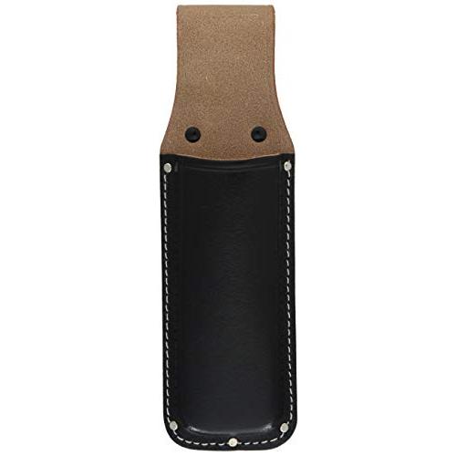 コヅチ 黒床皮 折鋸ケース 台曲り ゴムボーイ２１０ｍｍ用 型押 SN-12