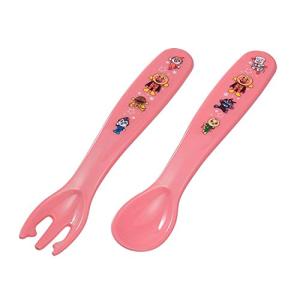 レック アンパンマン こども食器 スプーン ・ フォーク (ピンク)｜hapitize