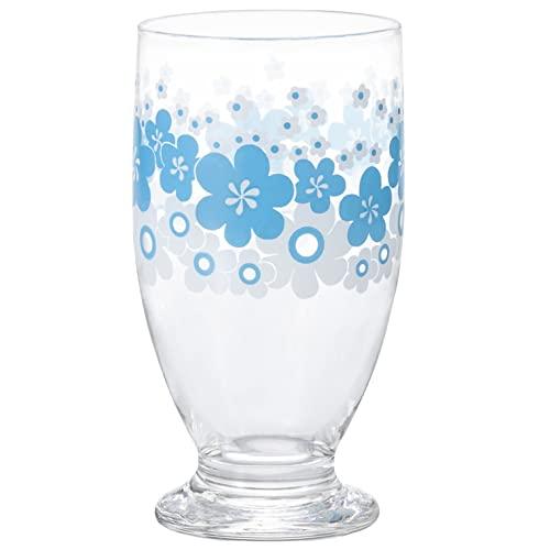 アデリア(ADERIA)  アデリアレトロ 台付きグラス 花の輪 335ml 化粧箱入 日本製 19...