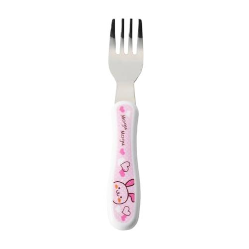 アサヒ興洋 子供用 フォーク 耐熱 うさぎ ピンク 電子レンジ対応 食洗機対応 日本製 セットで使え...