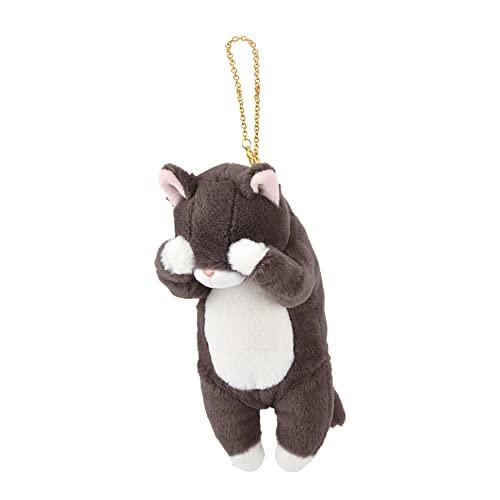 りぶはあと マスコットポーチ くびねっこ クロネコ (全長約20cm) 小物入れ かわいい 8703...