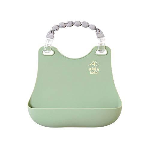 10mois(ディモワ) - BOBO シリコンビブ ライトカーキ20241000