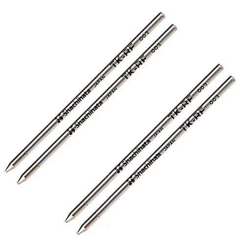 シャチハタ ネームペン用 ボールペン 替芯 黒 TK-RF 4本セット