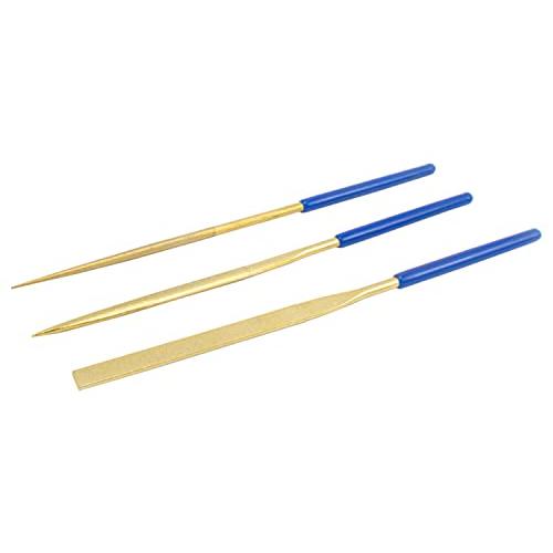ミネシマ チタンコーティング ダイヤモンドヤスリ 3本組 400 ホビー用工具 H-20