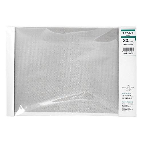 久宝金属製作所 ステン(SUS304)板 メッシュ 30m/sX巾200X300mm E9107