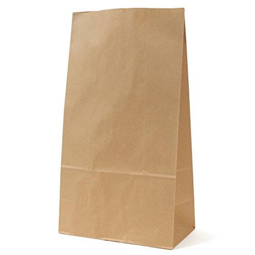 パックタケヤマ 紙袋 マチあり 角底袋 H30 未晒 100枚 XZT00392