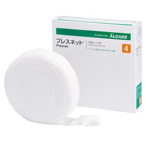 アルケア(Alcare) プレスネット 伸縮ネット包帯 11675 1巻 4号(4.2cm~25m)...