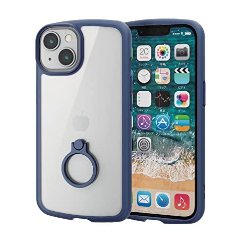 エレコム iPhone 14 / 13 ケース カバー リング付き 耐衝撃 衝撃吸収 TOUGH S...