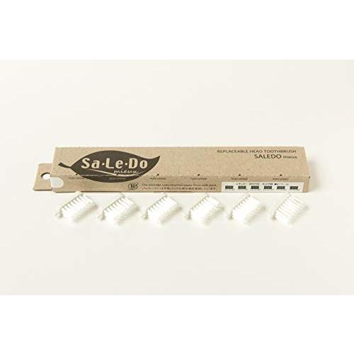 テムコ ヘッド交換式歯ブラシ サ・レ・ド ミュー 替えブラシ6個セット レギュラー