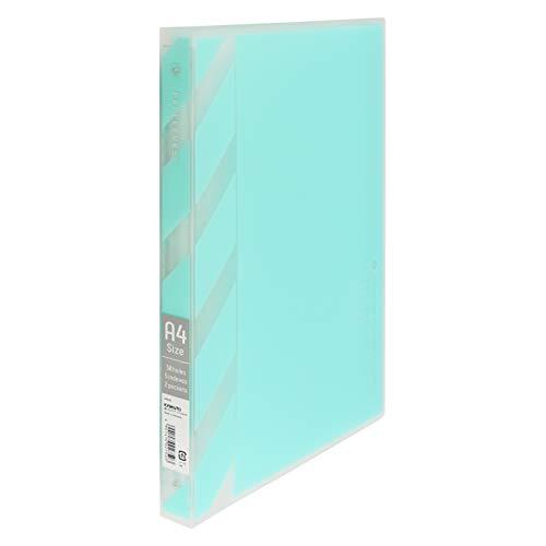 キョクトウ バインダー パペルールブリュームアクテ 26穴 A4 ワイド 青 LN52B