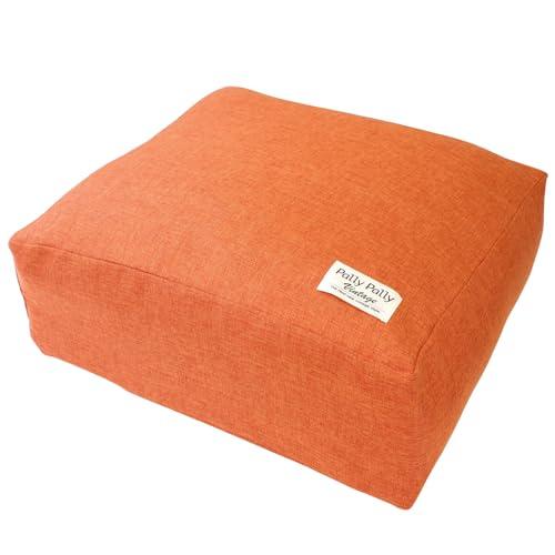 サンベルム(Sanbelm) ふとん収納 オレンジ 布団収納時/約幅60×奥行60×高さ20cm か...