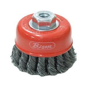 クロダブラシ バイソンひねりワイヤーカップブラシ(0.5) BS65M1005