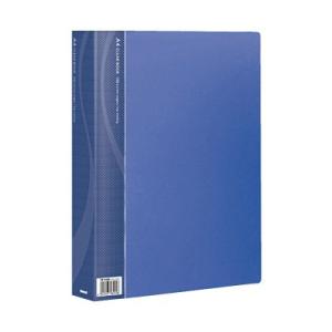 ナカバヤシ クリアブック ベーシックカラー A4・S型/100P ブルー CB1036B-N