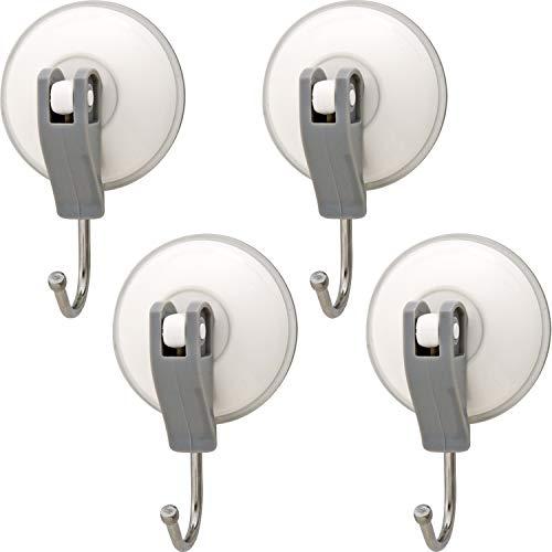 レック(LEC) レバー式 吸盤フック 4.5×3×7.5cm ? H-606 4個入り