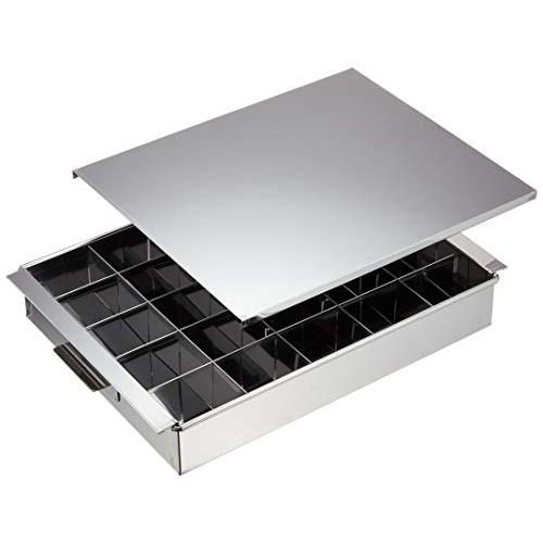 遠藤商事(Endo Shoji) 浅野製作所 玉子豆腐器 25個取(仕切付・蓋付) 18-0ステンレ...