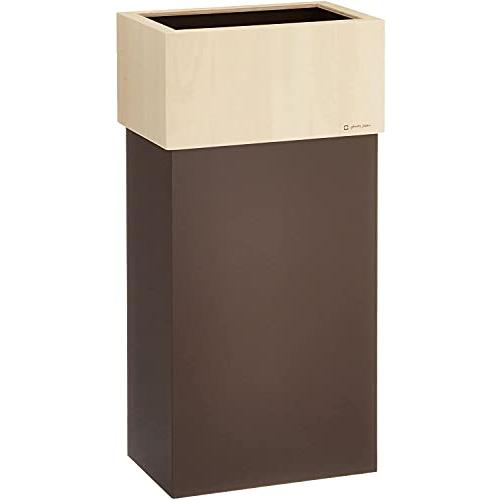 ヤマト工芸(Yamato) ゴミ箱 袋の見えないカバー付きダストボックス ダブルキューブ30 W C...