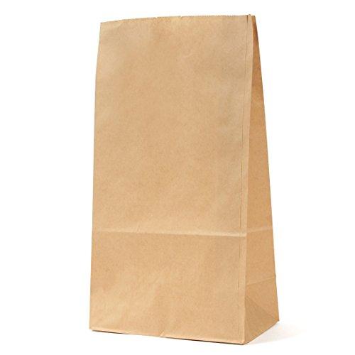 パックタケヤマ 紙袋 マチあり 角底袋 H6 未晒 100枚 XZT00384