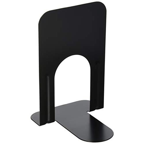 ナカバヤシ ブックエンド Tタイプ Mサイズ ブラック BE-T202MD