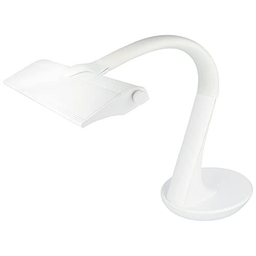 ジェントス LEDデスクライト 明るさ 1300ルーメン ルミサス DK-R106WH ANSI規格...