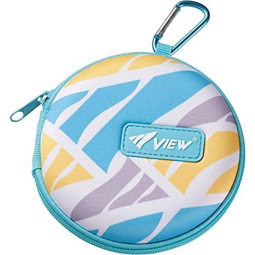 ビュー スイミング ゴーグルケース カラビナ付 水泳用 ゴーグル保護 通気穴あり 保護用ケース 水中...