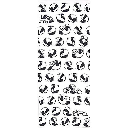 ミヤモトタオル 宮本 kenema 日本製 注染 手ぬぐい 35×90cm でんぐり親子パンダ 50...