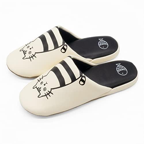 オクムラ LOVECAT猫ちゃんプリントソフトスリッパ (ホワイト)