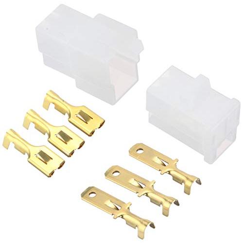 デイトナ(Daytona) 250型コネクターセット 3極 逆ロックコネクター(オス・メス)1セット...