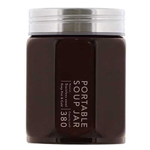 ベストコ ランチジャー 保温 380ml メイクブラウン ND-8238 オクトゴーンヌ