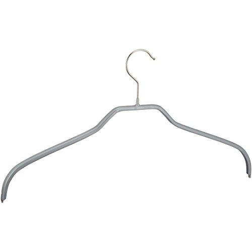 マワ ドイツのすべらない ハンガー レディースサイズ シルエット 41F 10本組 シルバー