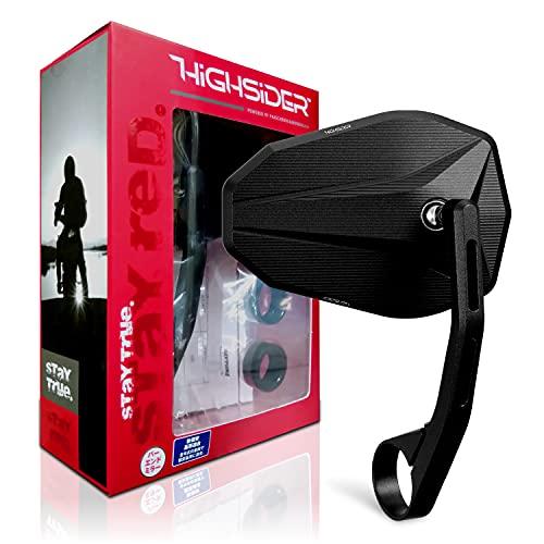 デイトナ(Daytona) HIGHSIDER(ハイサイダー) バイク用 バーエンドミラー 片側1本...