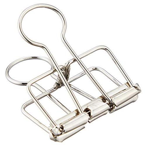 べロス ワイヤー Wクリップ 大 WDC-110SV 10個 シルバー