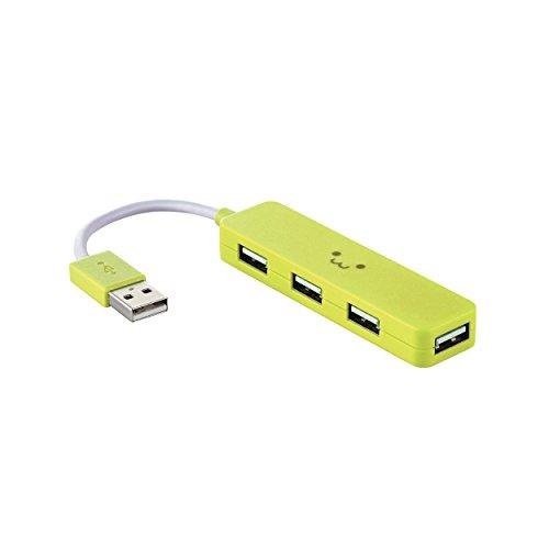 エレコム USB2.0 ハブ 4ポート バスパワー Nintendo Switch動作確認済 グリー...