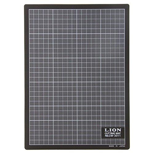 ライオン事務器 カッティングマット 300×220mm CM-3011 黒/黒