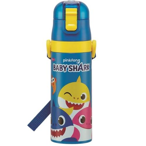 スケーター(Skater) 水筒 子供用 直飲み 470ml ベイビーシャーク 男の子 保冷専用 ス...