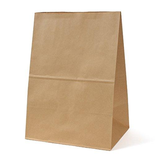 パックタケヤマ 紙袋 マチあり 角底袋 H1200 未晒 50枚 XZT50120