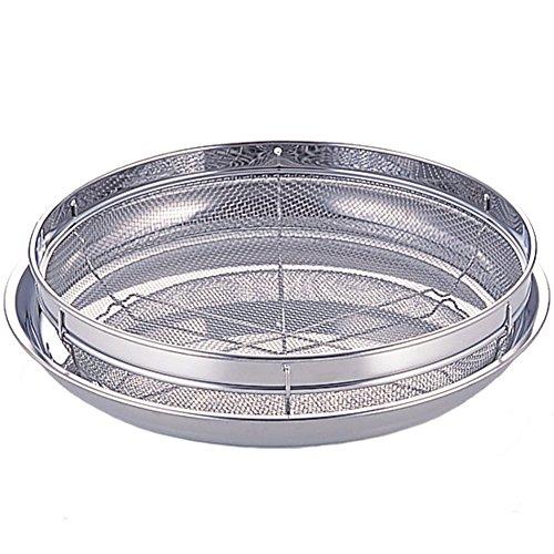 金伊工業 鮮食派宣言 浅ザル&amp;トレーセット25cm(箱入) 日本製