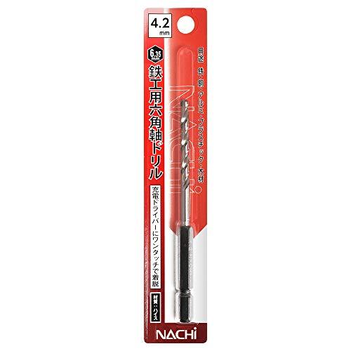 ナチ(NACHI) 六角軸鉄工ドリル 4.2ミリ (金属・金工)