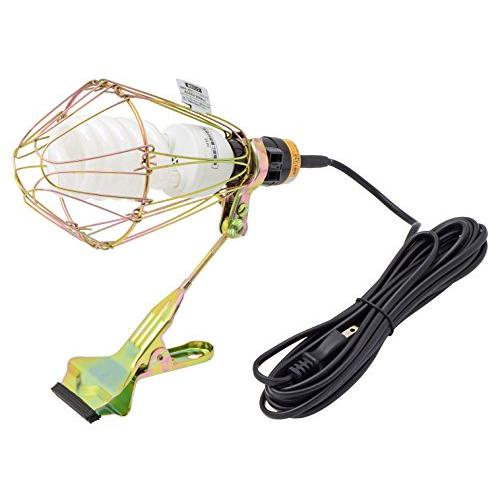 高儀 EARTH MAN 蛍光灯クリップライト32W CLT-140F連結コンセント付口径E26照射...